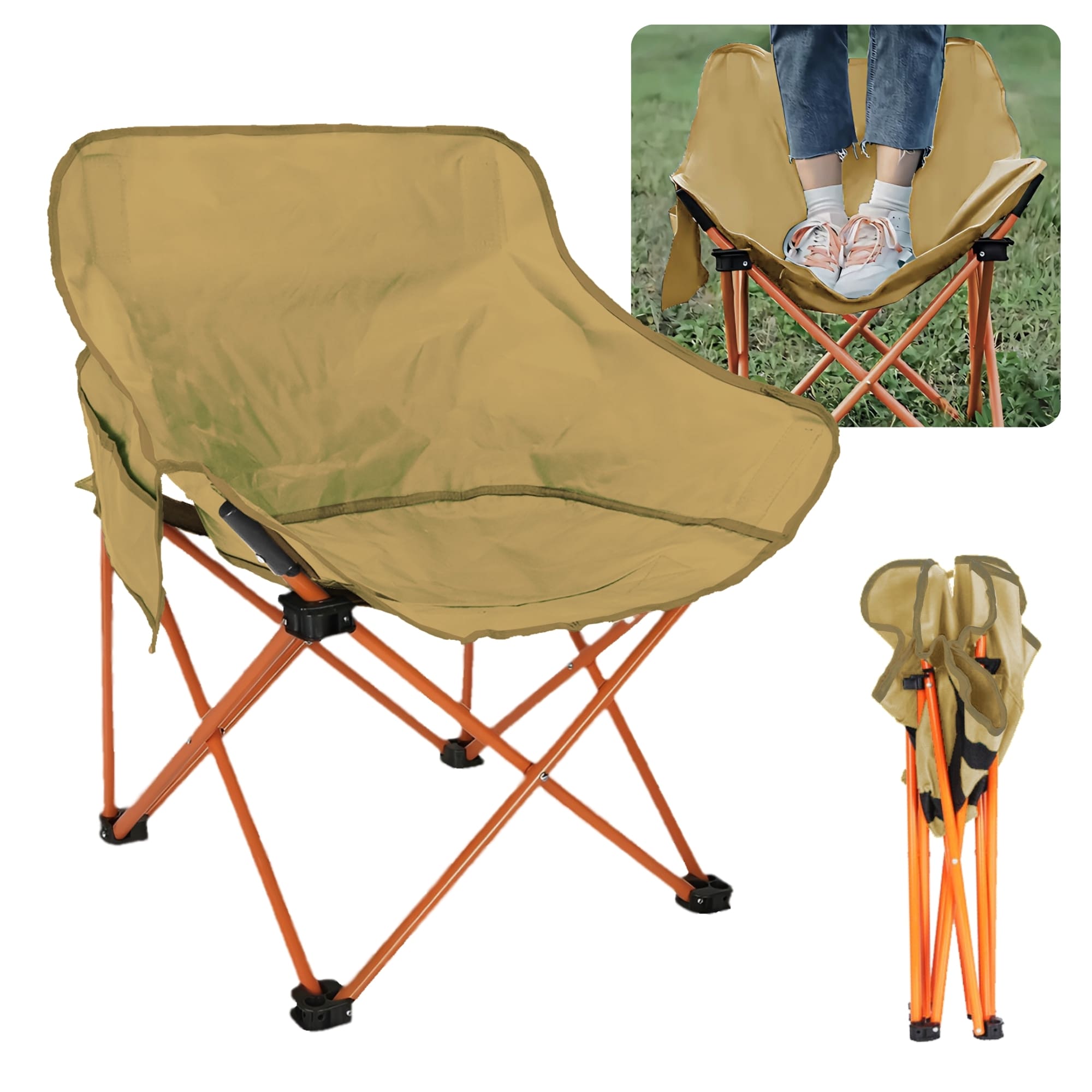 Foto 1 | Silla Camping Plegable Ecomlab Resistente y Portátil para Exteriores
