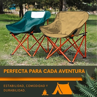 Foto 5 | Silla Camping Plegable Ecomlab Resistente y Portátil para Exteriores