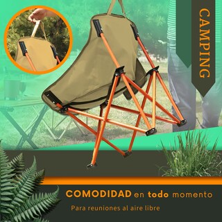 Foto 6 | Silla Camping Plegable Ecomlab Resistente y Portátil para Exteriores