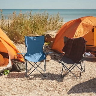 Foto 2 | Silla Camping Portatil 2 Piezas Eo Safe Imports Esi-18743 Azul