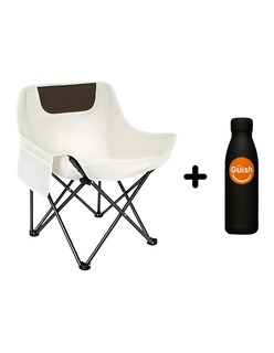 Foto 1 | Silla Plegable Blanca + Gratis Termo Güish De Regalo