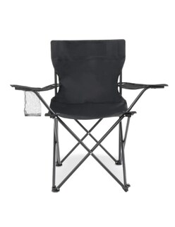 Foto 3 | Silla Camping Y Playa Plegable Portátil Negro + Gratis Termo Güish De Regalo
