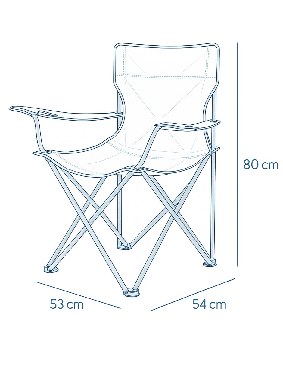 Foto 5 pulgar | Silla Camping Y Playa Plegable Portátil Negro + Gratis Termo Güish De Regalo