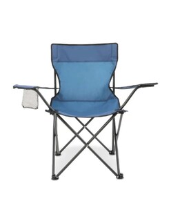 Foto 3 | Silla Camping Y Playa Plegable Portatil Azul + Gratis Termo Güish De Regalo