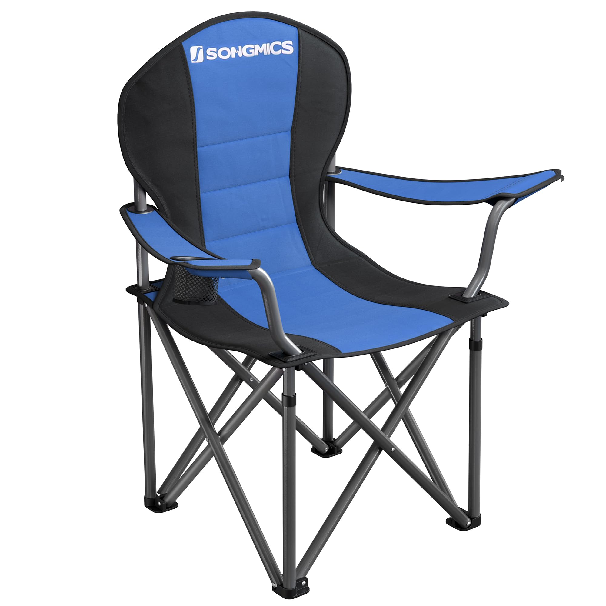 Foto 2 pulgar | Silla Plegable Songmics Azul y Negro Ugcb06bu para Camping