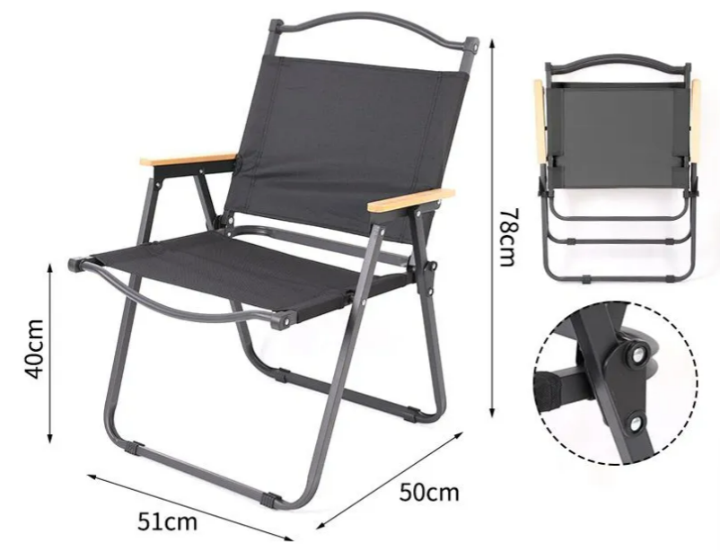 Foto 5 pulgar | Silla Plegable Xtellar Para Camping Y Playa En Metal Duradero, Diseño Ergonómico Para Adultos
