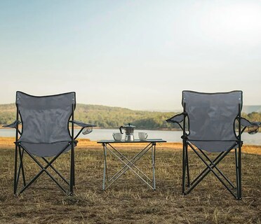 Foto 2 | Exclusivas Sillas Plegables Xtellar De Lujo Para Exteriores – Perfectas Para Camping Y Playa – Diseño Portátil – Gr