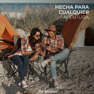 Foto 3 | Exclusivas Sillas Plegables Xtellar De Lujo Para Exteriores – Perfectas Para Camping Y Playa – Diseño Portátil – Gr