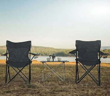 Foto 2 | Exclusivas Sillas Plegables Xtellar De Lujo Para Exteriores – Perfectas Para Camping Y Playa – Diseño Portátil – N