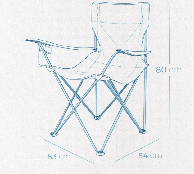 Foto 5 pulgar | Exclusivas Sillas Plegables Xtellar De Lujo Para Exteriores – Perfectas Para Camping Y Playa – Diseño Portátil – N