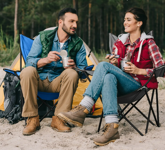 Foto 5 pulgar | Silla Plegable Multiusos Xtellar Para Camping, Playa Y Exterior Con Soporte De Bebidas Y Funda Impermeable Azul