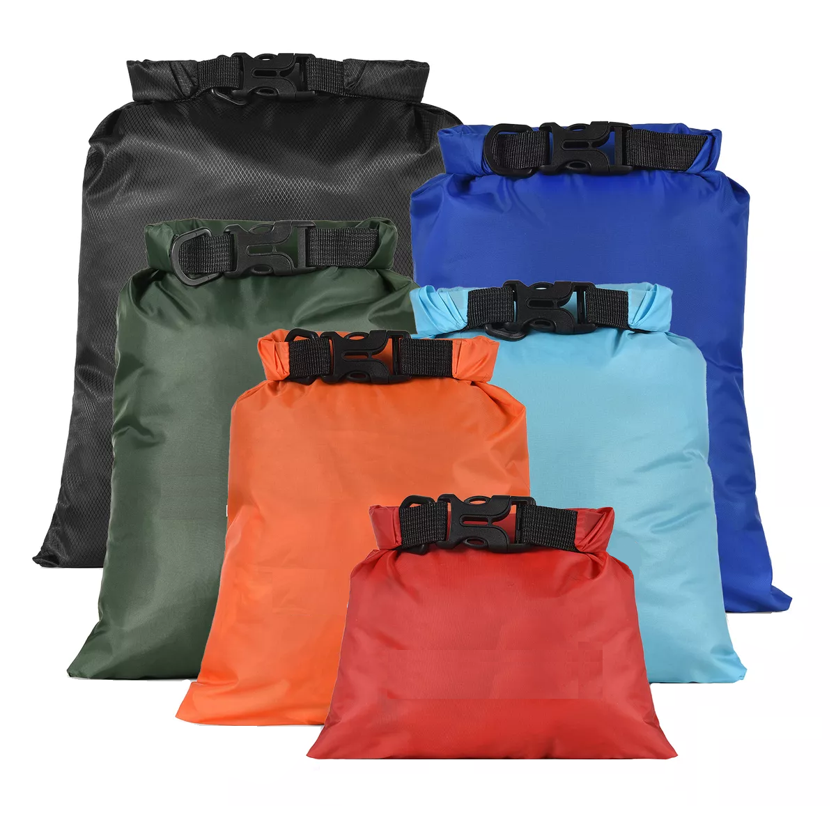 Kit 6 Piezas Bolsa De Almacenamiento Impermeable Eo Safe Imports Esi-11984 Multicolor