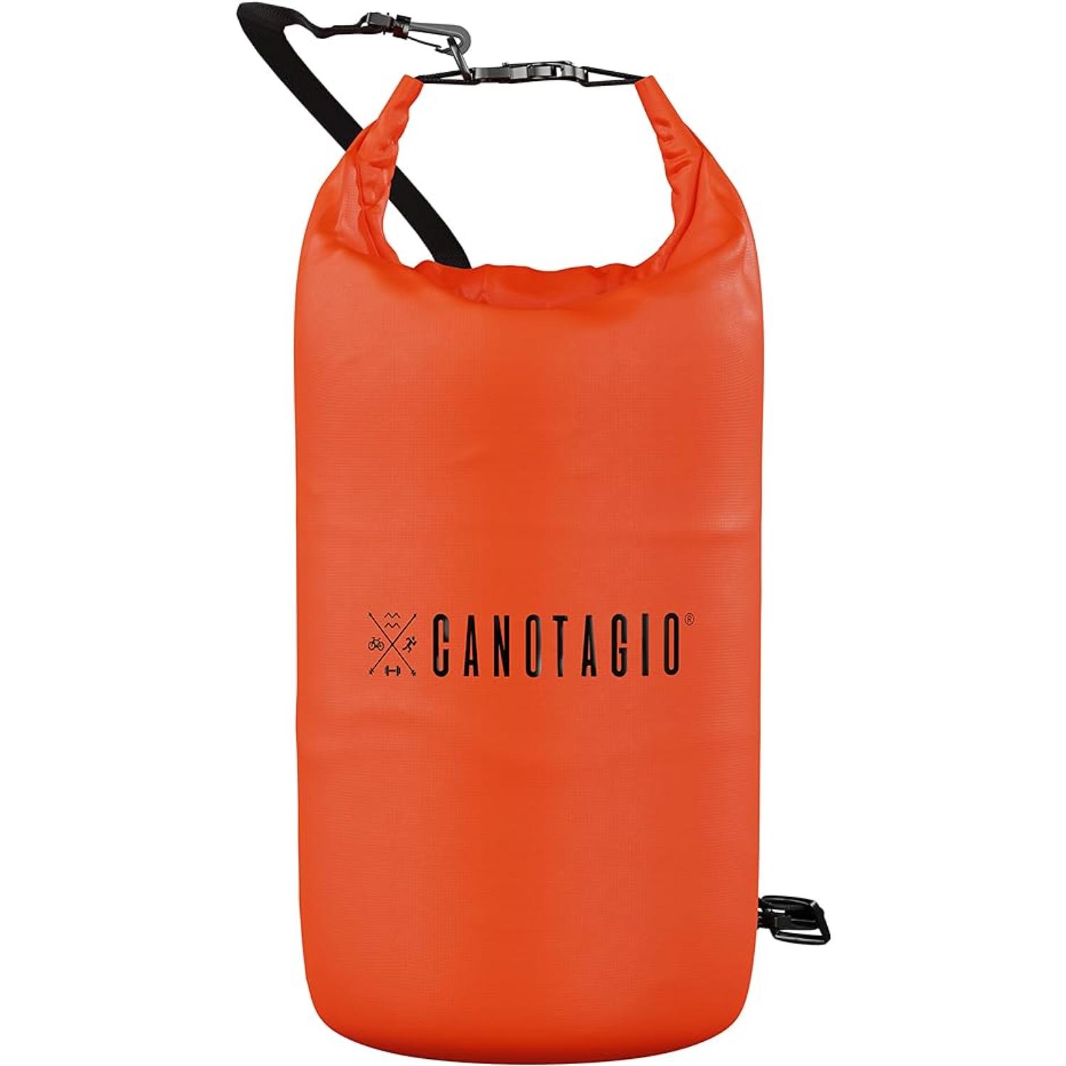 Bolsa Seca Impermeabl Canotagio Naranja de 5 Litros