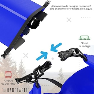 Foto 6 | Bolsa Seca Impermeable Dry Bag Canotagio Azul de 5 Litros