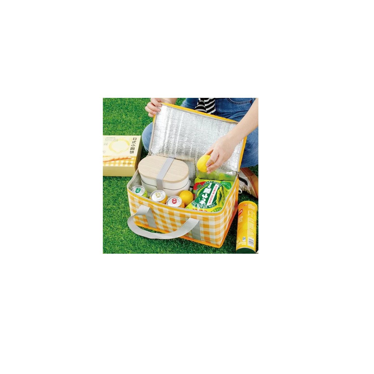 Foto 4 pulgar | Bolsa De Picnic Para Camping Al Aire Libre De Gran Capacidad Eo Safe Imports  Esi-15249 Amarillo