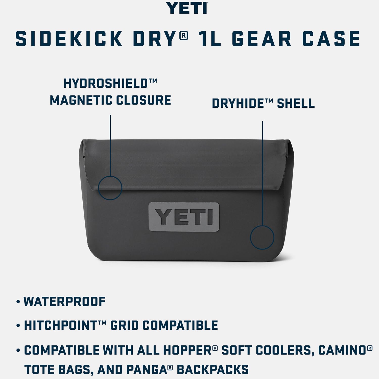 Foto 3 pulgar | Estuche Para Equipo Yeti Sidekick Dry, 1 Litro, Impermeable, Azul Cielo Grande - Venta Internacional.