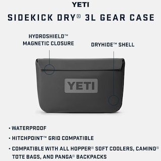 Foto 2 | Funda Para Equipo Yeti Sidekick Dry, 3 Litros, Color Amarillo Firefly, Impermeable - Venta Internacional.