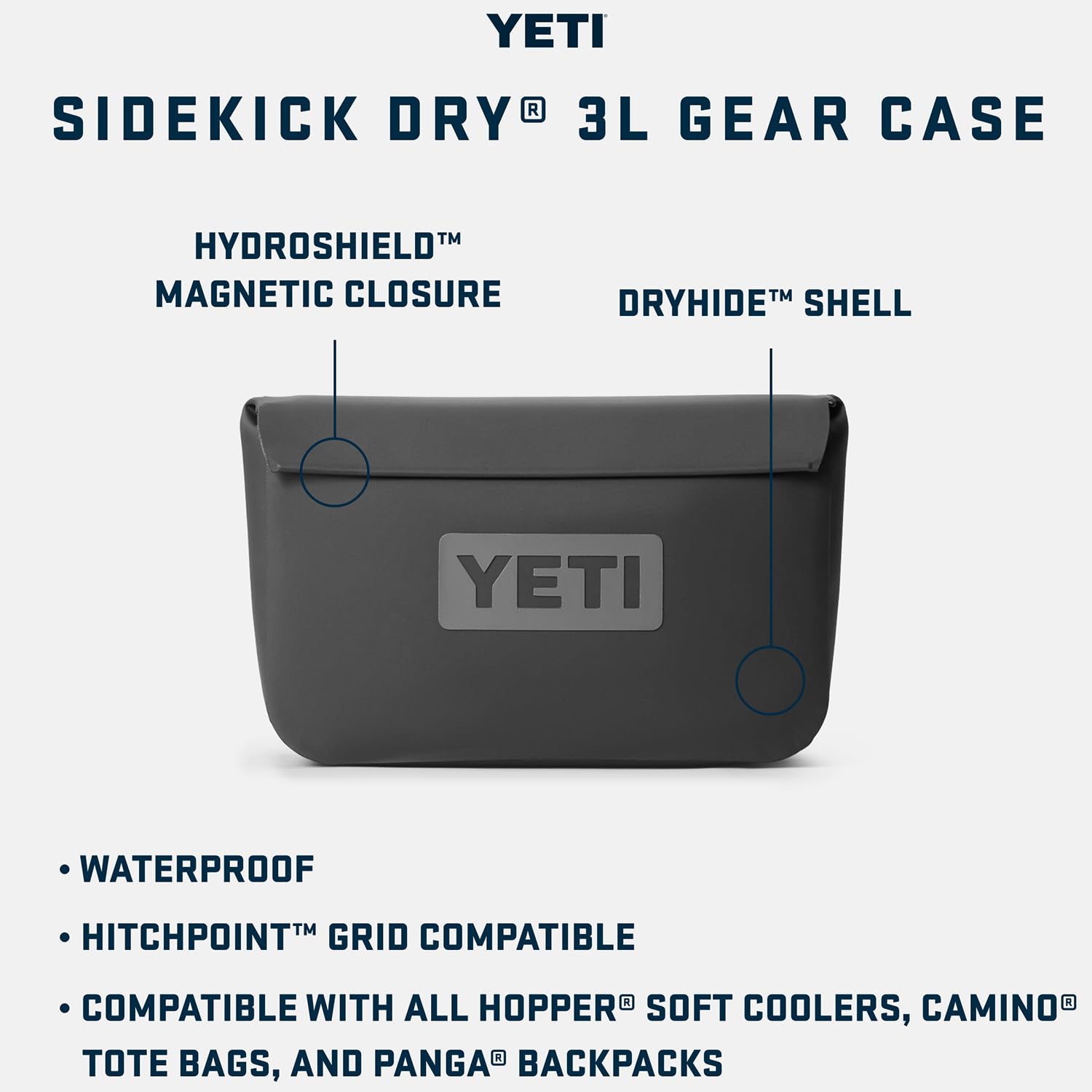 Foto 3 pulgar | Estuche Para Equipo Yeti Sidekick Dry, 3 Litros, Color Azul Cielo, Impermeable - Venta Internacional.