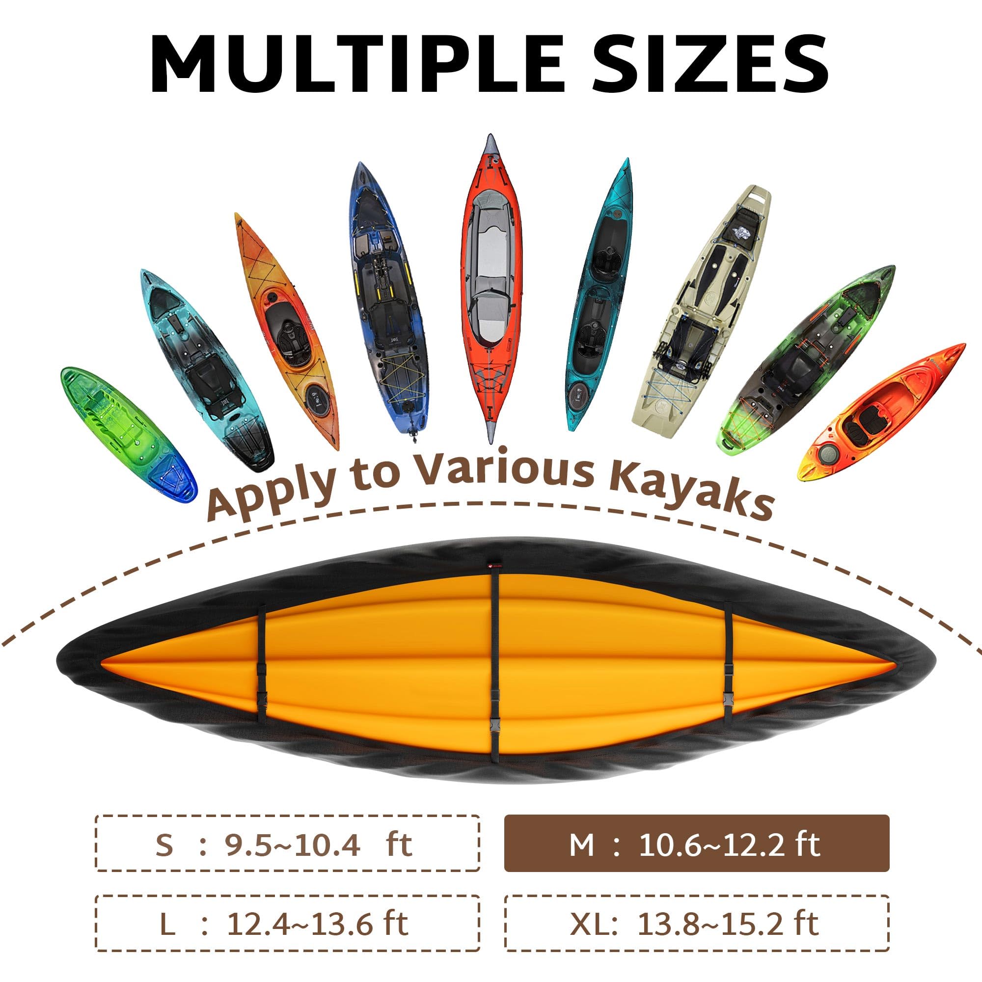 Foto 3 pulgar | Funda Para Kayak Ibirdie, Impermeable, 600d, 10.6 — 12.2 Pies Con Protección Uv - Venta Internacional.