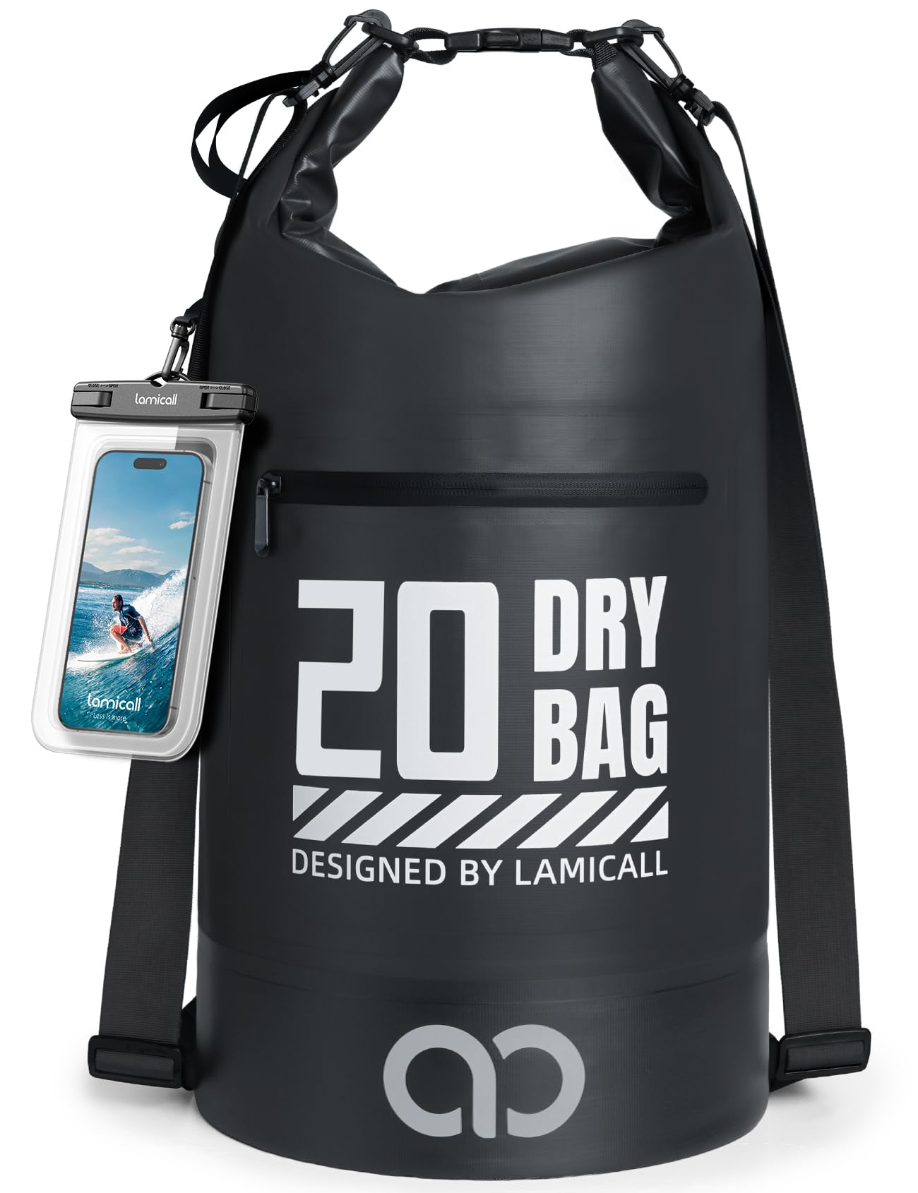 Foto 2 pulgar | Mochila Impermeable Lamicall Dry Bag 20l Con Funda Para Teléfono 10l/20l - Venta Internacional.