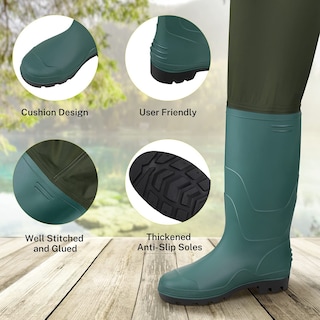 Foto 3 | Chest Waders Gonex Waterproof 70d De Nailon Para Hombre Y Mujer, Color Verde - Venta Internacional.