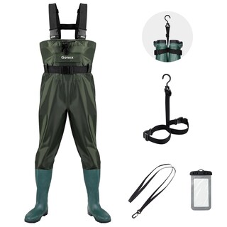 Foto 7 | Chest Waders Gonex Waterproof 70d De Nailon Para Hombre Y Mujer, Color Verde - Venta Internacional.