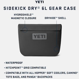 Foto 2 | Estuche Impermeable Para Equipo Yeti Sidekick Dry, 6 L, Color Carbón - Venta Internacional.