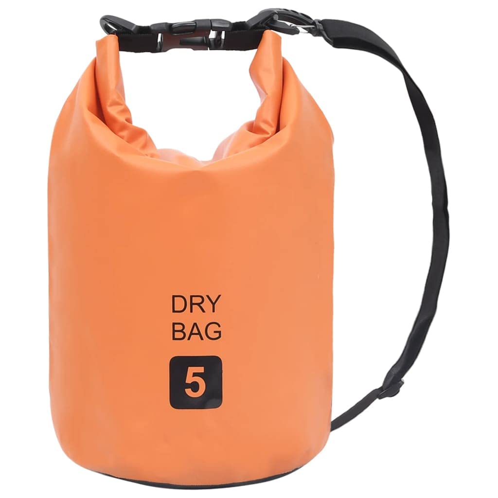 Foto 1 | Mochila Impermeable De Pvc Dry Bag Vidaxl Outdoor Naranja De 5 Litros - Venta Internacional.