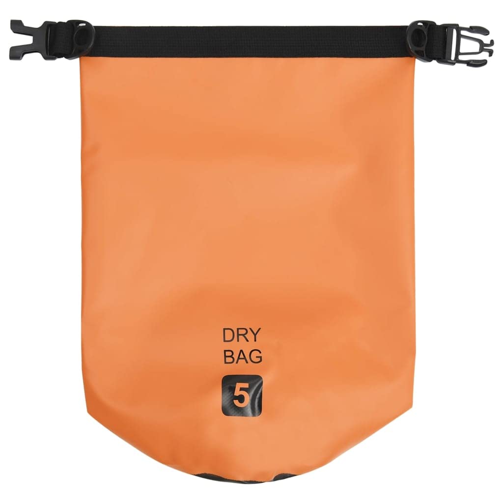 Foto 3 | Mochila Impermeable De Pvc Dry Bag Vidaxl Outdoor Naranja De 5 Litros - Venta Internacional.