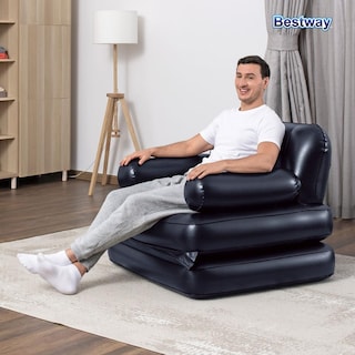 Foto 8 | Sillón Inflable Bestway 75114 color Negro Multiposiciones 4 en 1