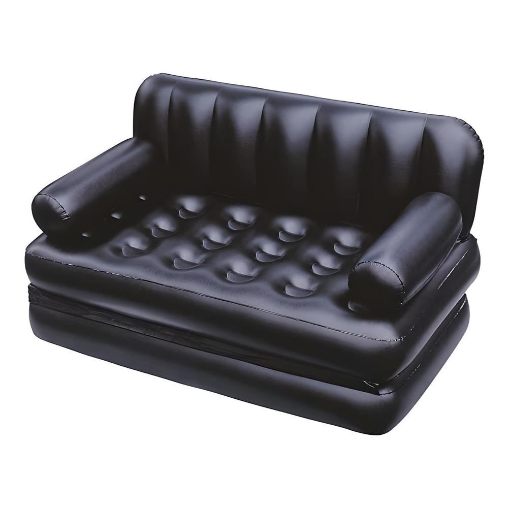 Sillón Inflable Bestway 75054 color Negro Multiposición 5 en 1 para Camping