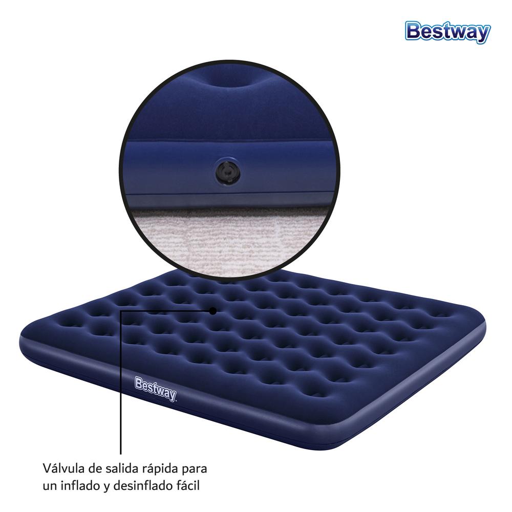 Foto 5 pulgar | Colchon Inflable Kingsize Bestway 67004 Para Campismo