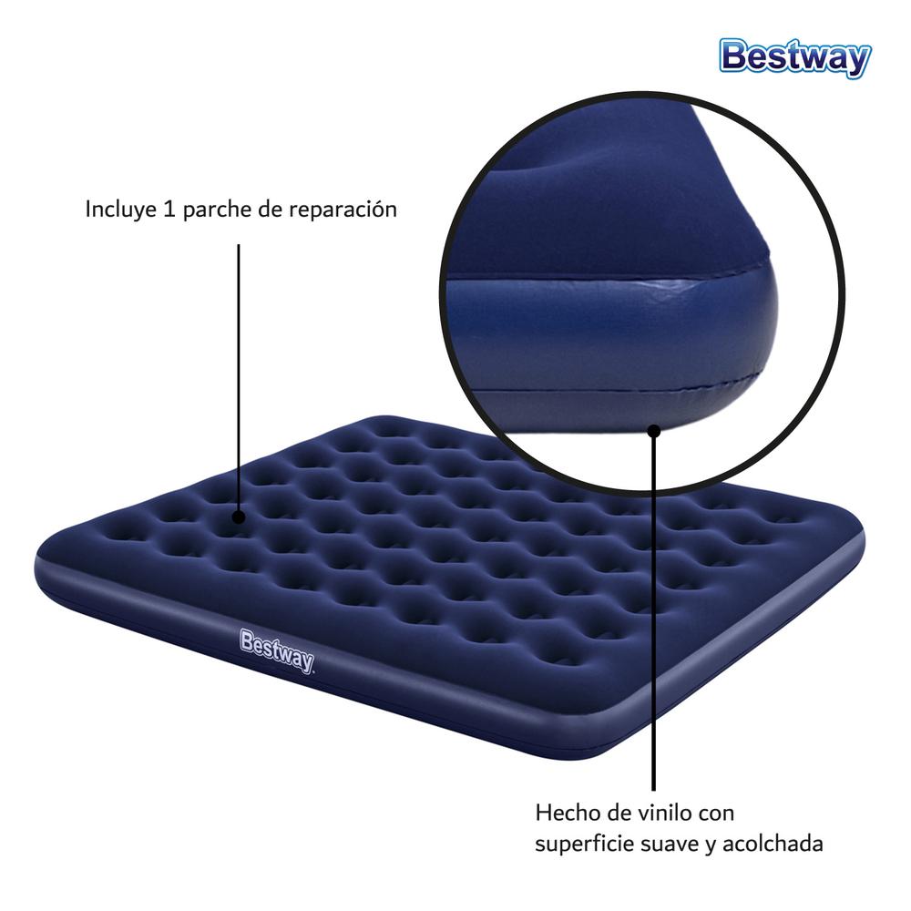 Foto 6 | Colchon Inflable Kingsize Bestway 67004 Para Campismo