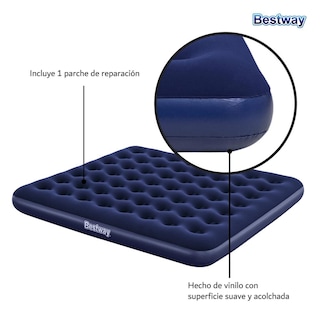 Foto 6 | Colchon Inflable Kingsize Bestway 67004 Para Campismo