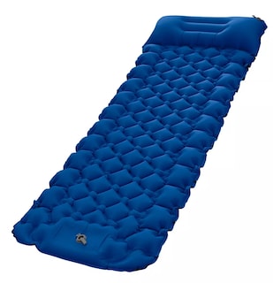 Foto 3 | Colchón Autoinflable Portátil Cama Para Acampar Colchoneta Color Azul
