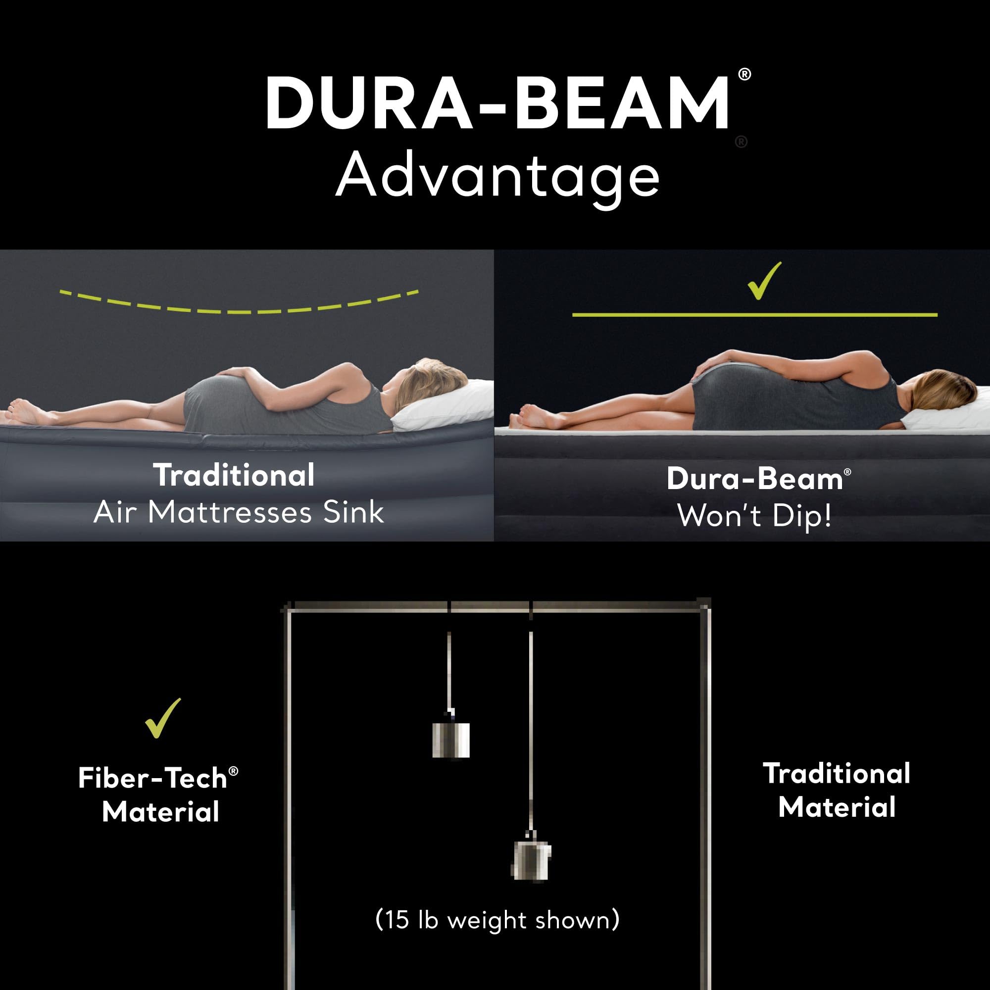 Foto 5 | Colchón inflable Dura-Beam Intex 64149ed Dura-beam Soporte De Almohada Estándar - Venta Internacional