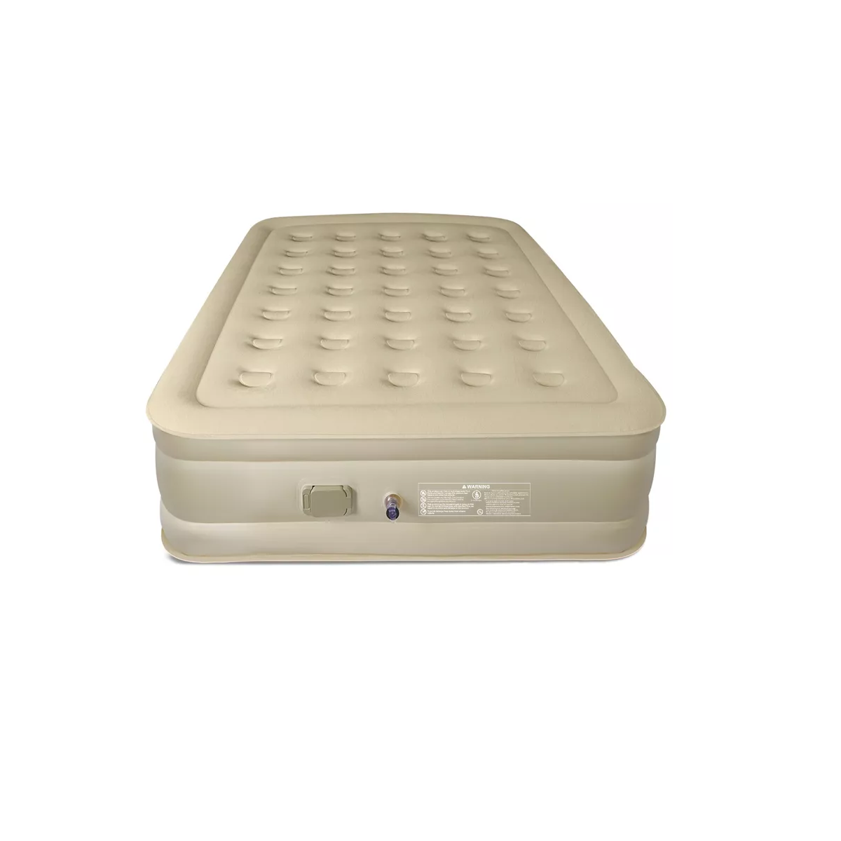 Colchón Inflable Matrimonial Bomba Aire Eléctrica Recargable Eo Safe Imports Esi-16477 Beige