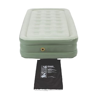Foto 1 | Colchon Inflable Doble Altura Queen Verde Pvc Coleman