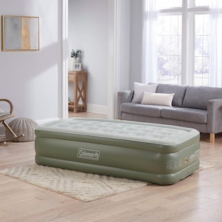 Foto 5 | Colchon Inflable Doble Altura Queen Verde Pvc Coleman