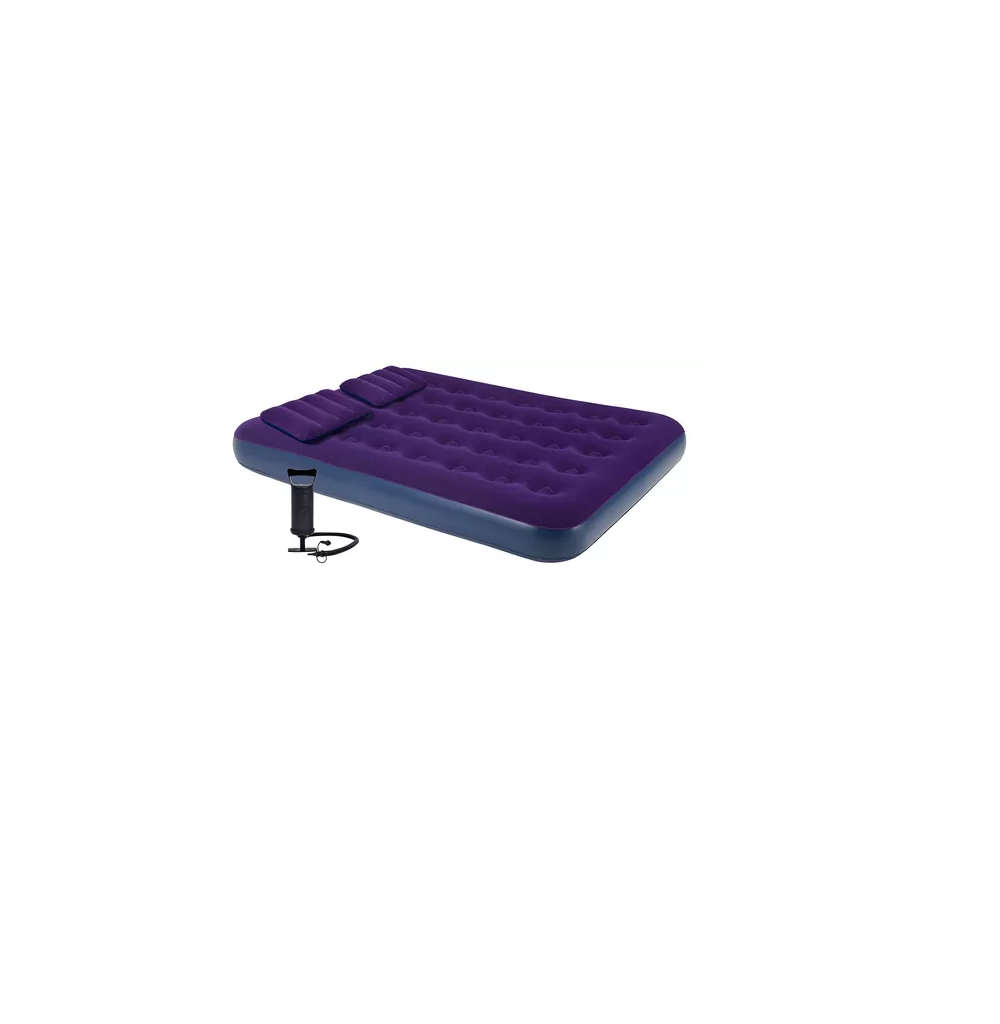 Colchón Inflable  2 Plazas Matrimonial + 2 Almohadas Eo Safe Imports Esi-18573 Multicolor