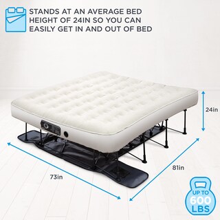 Foto 3 | Colchón Inflable Ivation Ez-bed King Size Con Protector Antideflate - Venta Internacional.