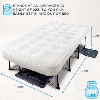 Foto 4 | Colchón Inflable Ivation EZ-Bed con Marco y Funda Enrollable -Venta Internacional