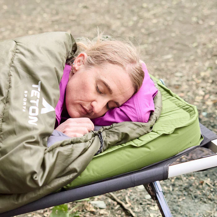 Foto 6 pulgar | Bajo Sleeping Pad Individual Autoinflable Para Camping Sequoia Verde Teton