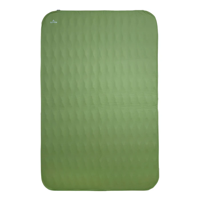 Bajo Sleeping Pad Doble Autoinflable Para Camping Sequoia Mammoth Verde Teton