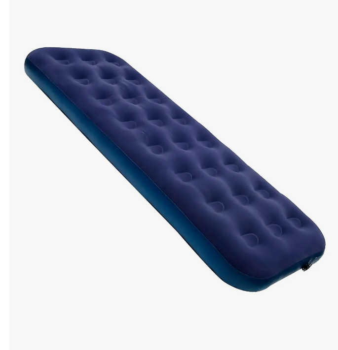 Foto 2 pulgar | Colchon Inflable Individual Camping Cama De Aire Portatil Color Azul