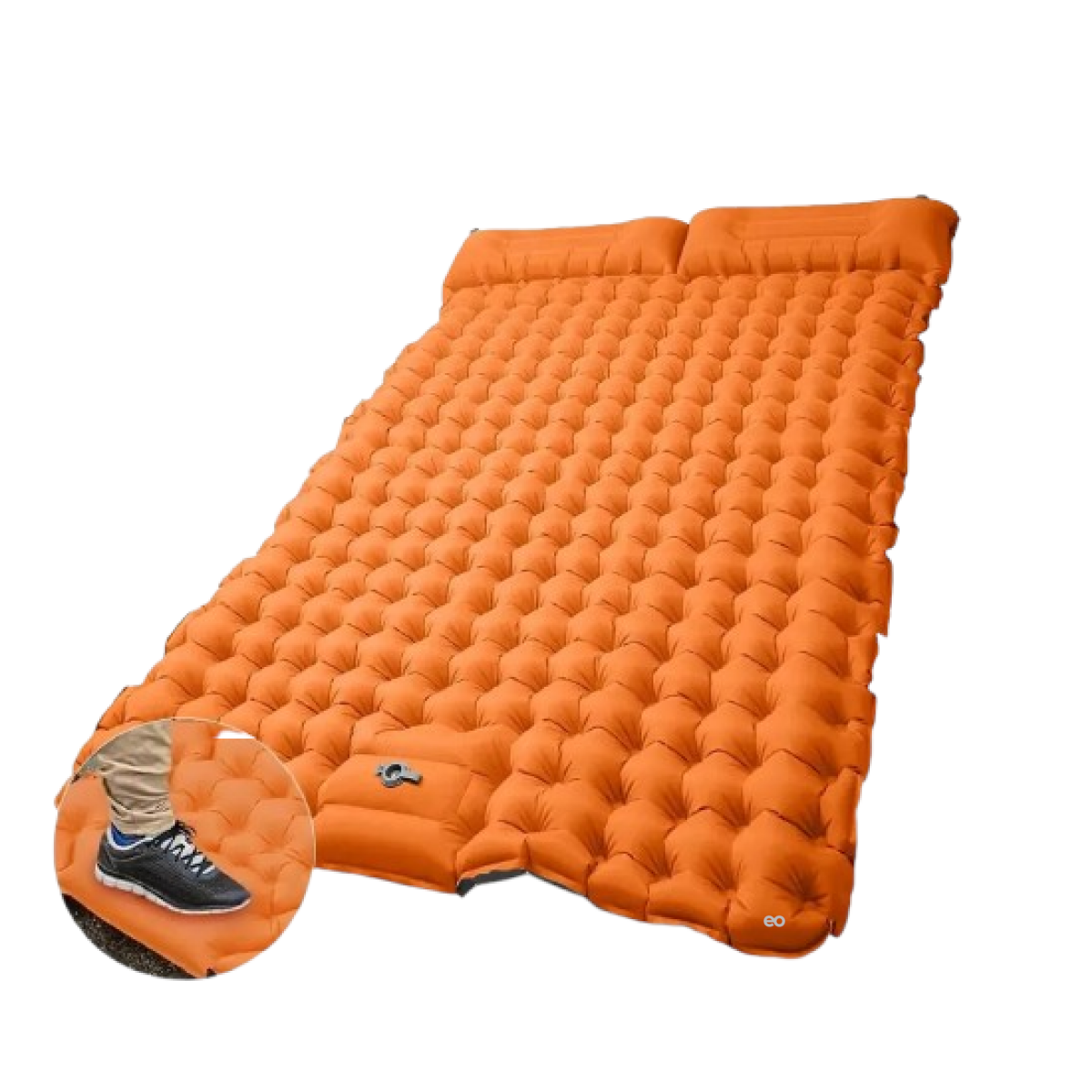 Foto 2 pulgar | Colchón Inflable Acampar Eo Safe Imports Esi-19137 Naranja