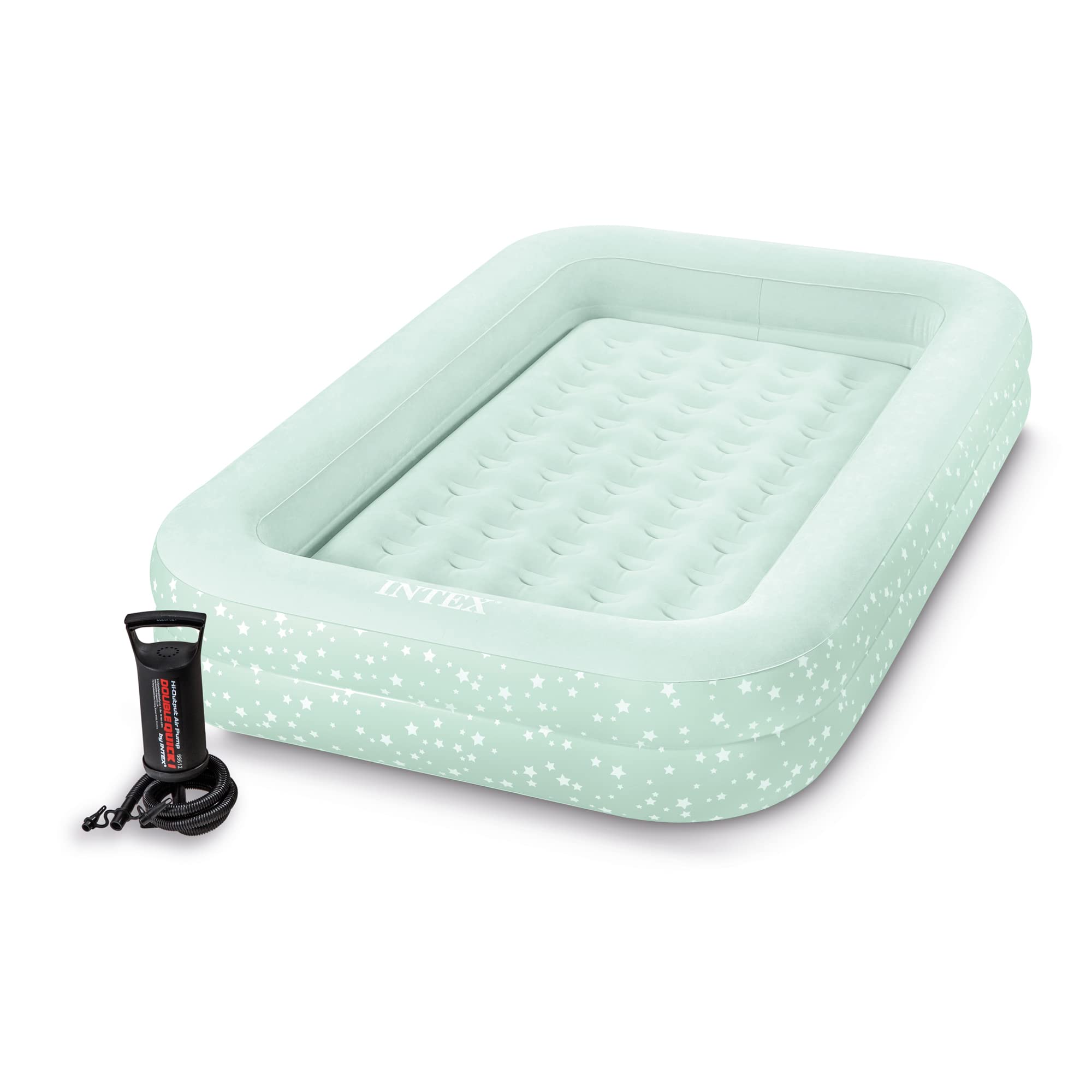 Foto 2 pulgar | Cama Inflable De Viaje Para Niños Intex 66810ep Con Bomba Manual Y Bolsa - Venta Internacional.