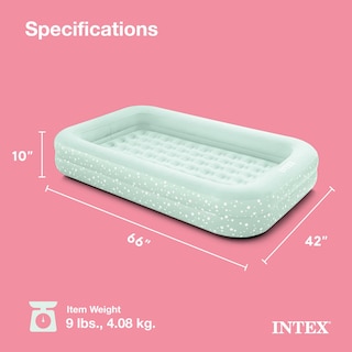 Foto 5 | Cama Inflable De Viaje Para Niños Intex 66810ep Con Bomba Manual Y Bolsa - Venta Internacional.