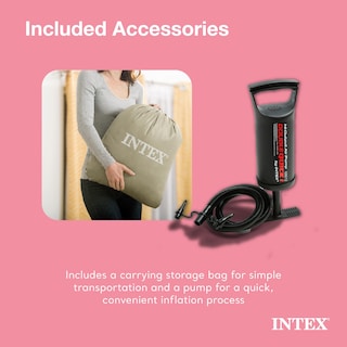 Foto 6 | Cama Inflable De Viaje Para Niños Intex 66810ep Con Bomba Manual Y Bolsa - Venta Internacional.