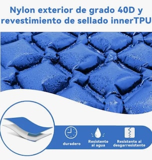 Foto 4 | Colchón Xtellar Inflable Alfombra De Camping Portátil Con Almohada